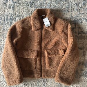 H&M Brown Teddy Jacket